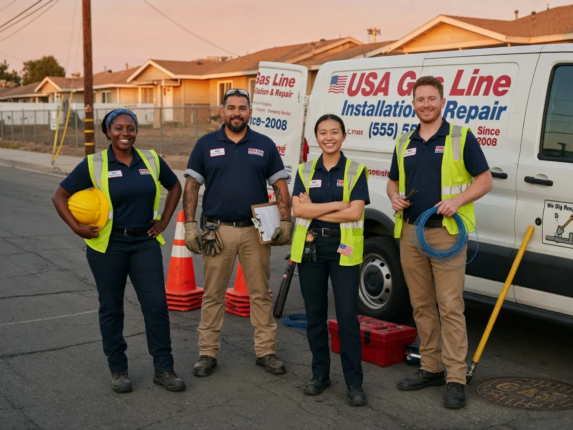 Gas Line Installation company in Milnor, ND